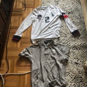 Two polo shirts
